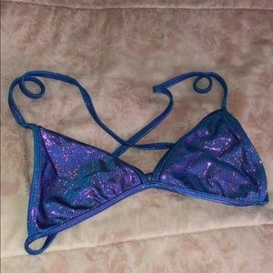 FashionNova sparkly mermaid bikini top